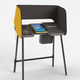 Extra-wide, wheelchair accessible voting booth commissioned by the Los Angeles County for the 2020 election.